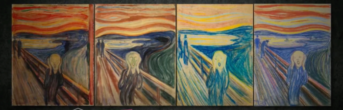 뭉크 <절규> 4개의 회화 버전