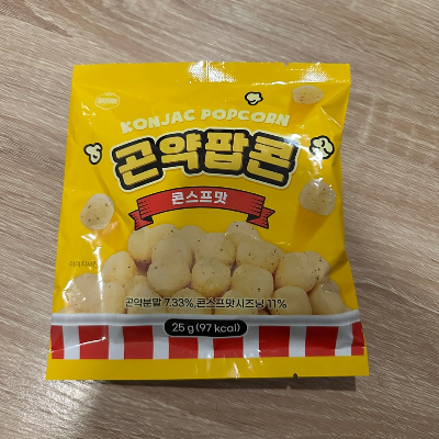곤약팝콘 콘스프맛 사진