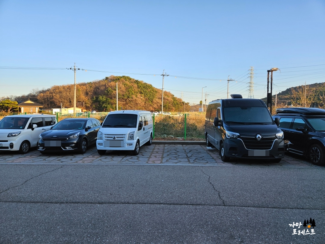 안산 구봉도 낙조 전망대 주차장