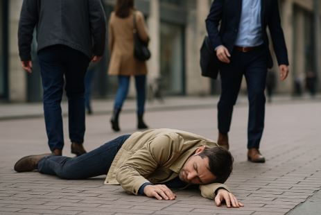 선한 사마리아인 실험을 나타내는 이미지