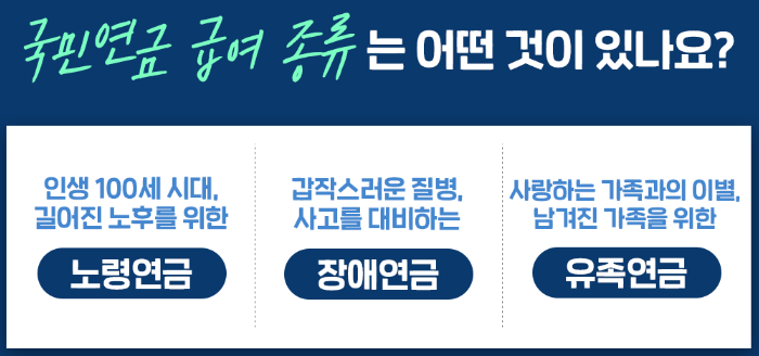 국민연금 종류
