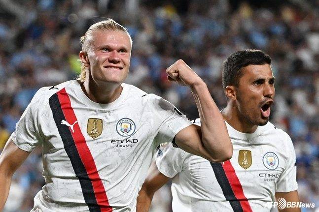 동점골 홀란-AFP출저