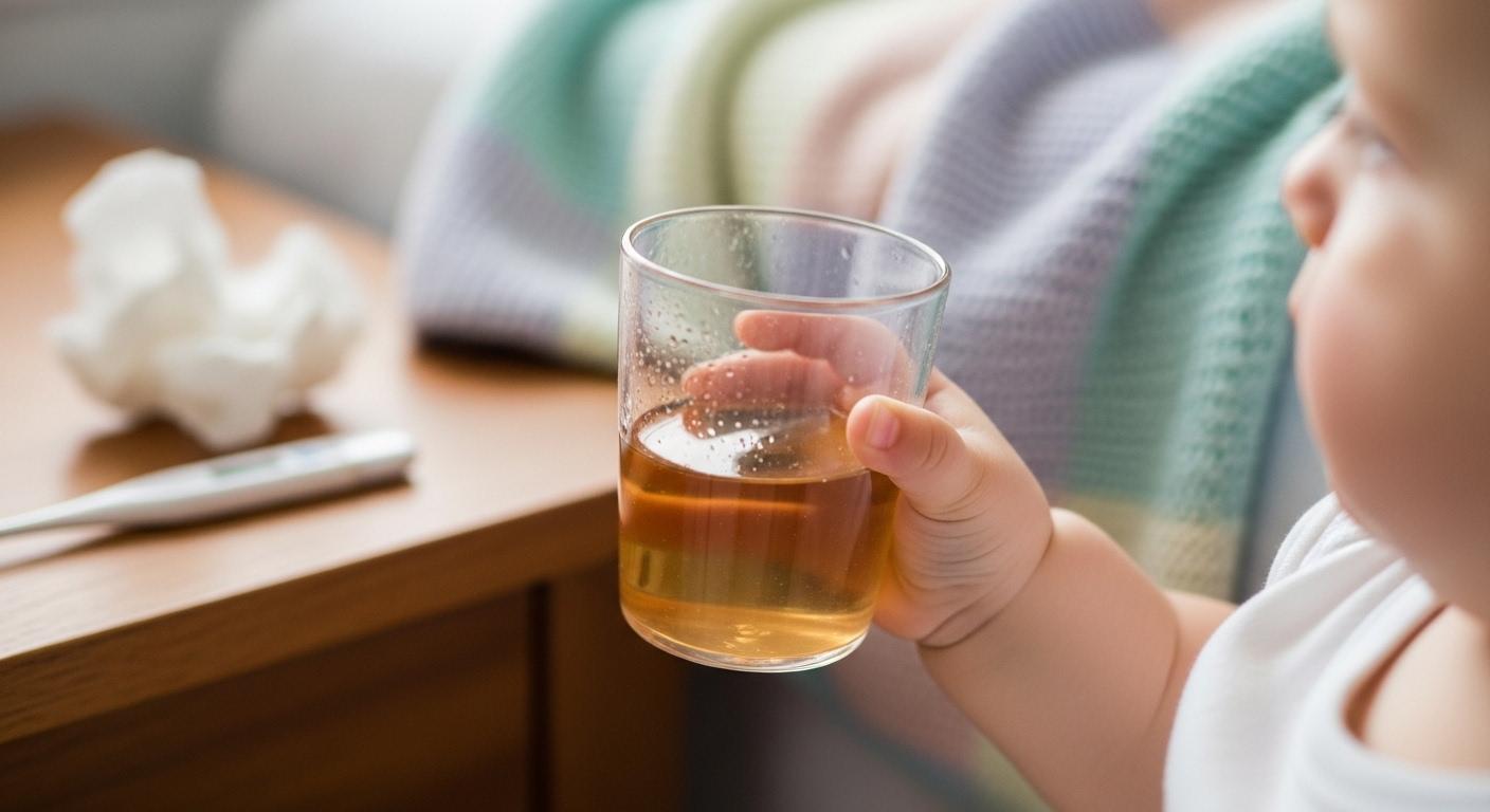 아기 열 내리는 수액