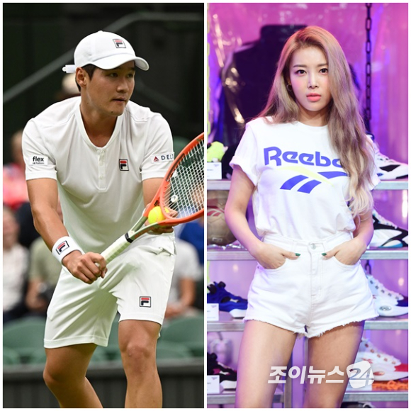 권순우와 원더걸스 유빈이 결별했다. [사진=휠라코리아&#44; 조이뉴스24 DB]