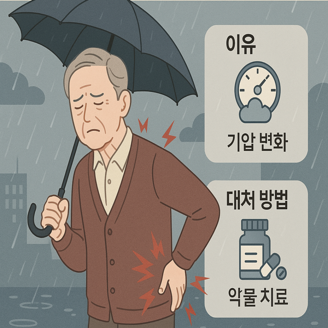 비 오는 날, 몸이 쑤시고 아픈 이유와 대처 방법