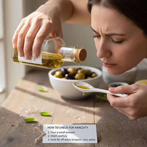 내 오일은 안전할까? 올리브 오일 산패 확인법
