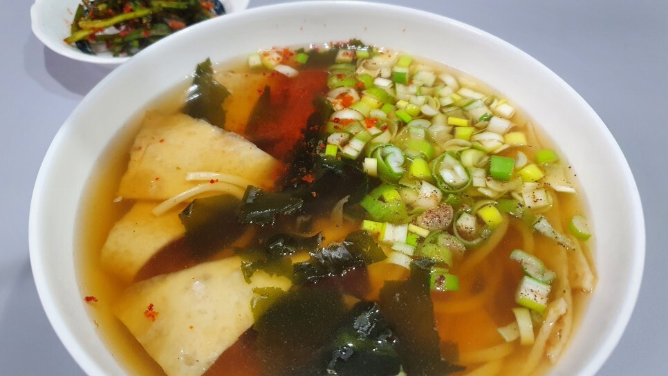 집에서가락국수