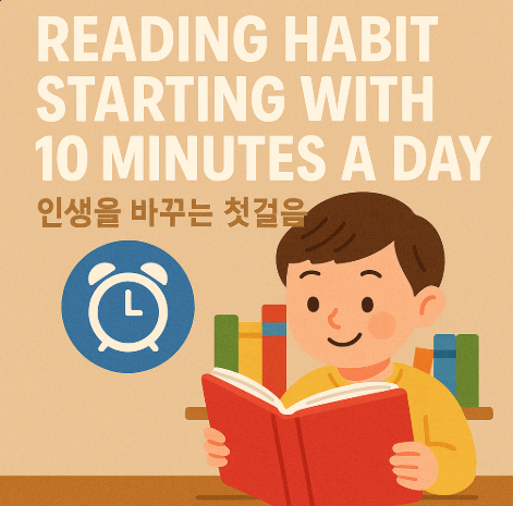 하루 10분부터 시작하는 책 읽기 습관, 인생을 바꾸는 첫걸음