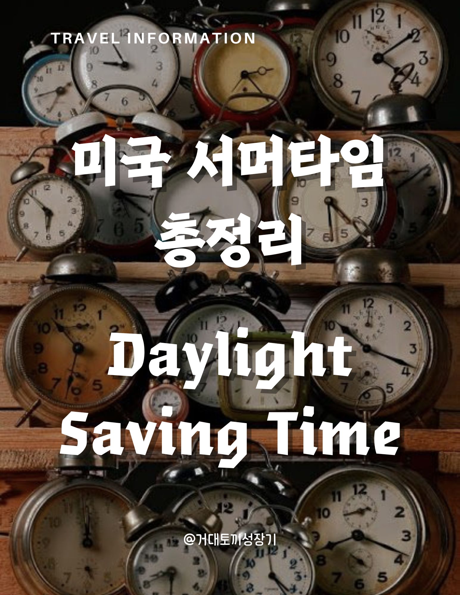 미국 서머타임 포스터