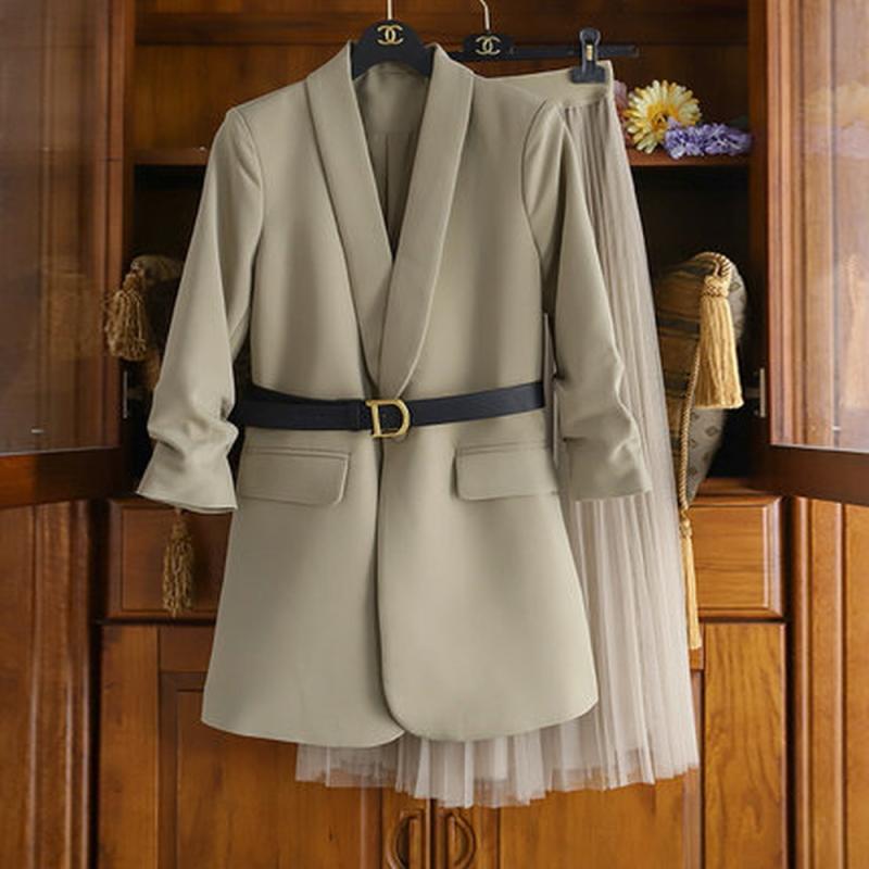 스타일 세미 정장 오피스룩 하객룩 정장 세트