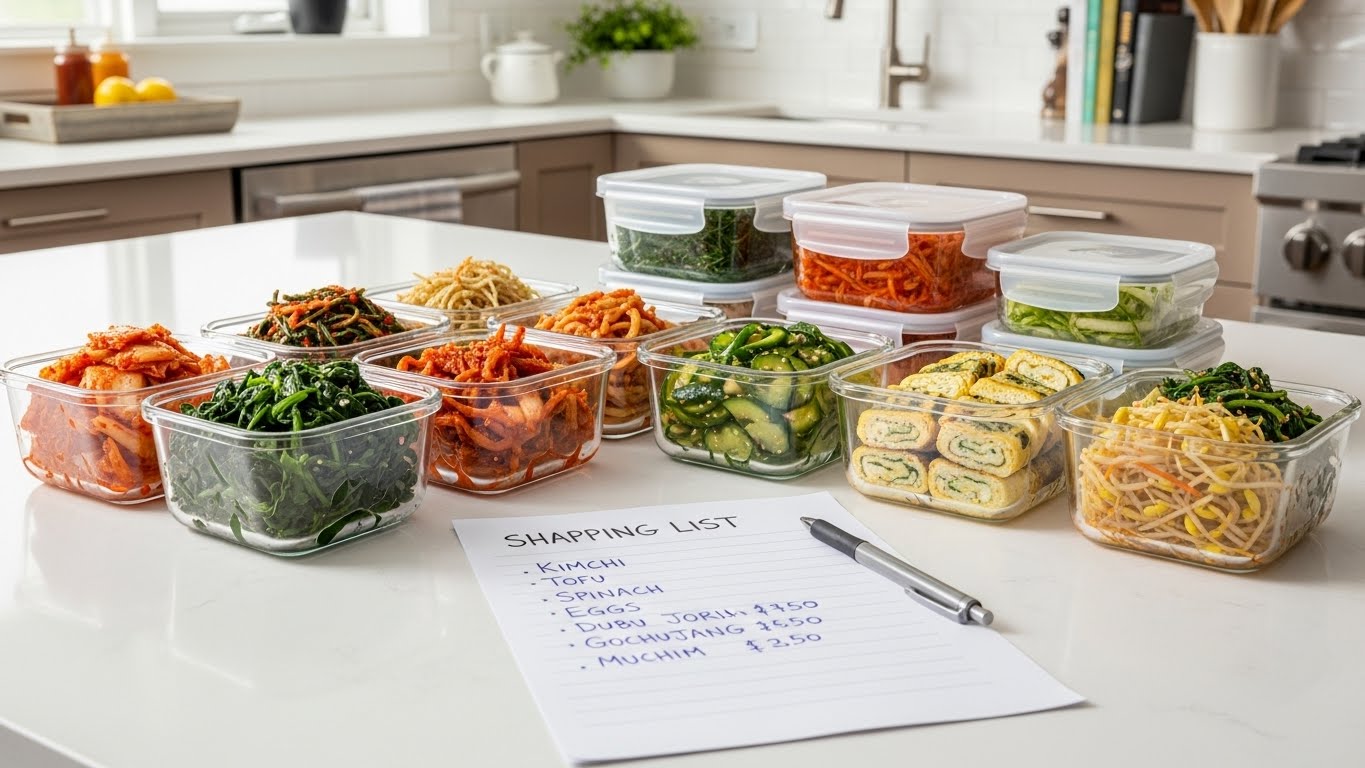 무지출 챌린지 성공을 위해 미리 준비한 일주일 식단과 밀프렙