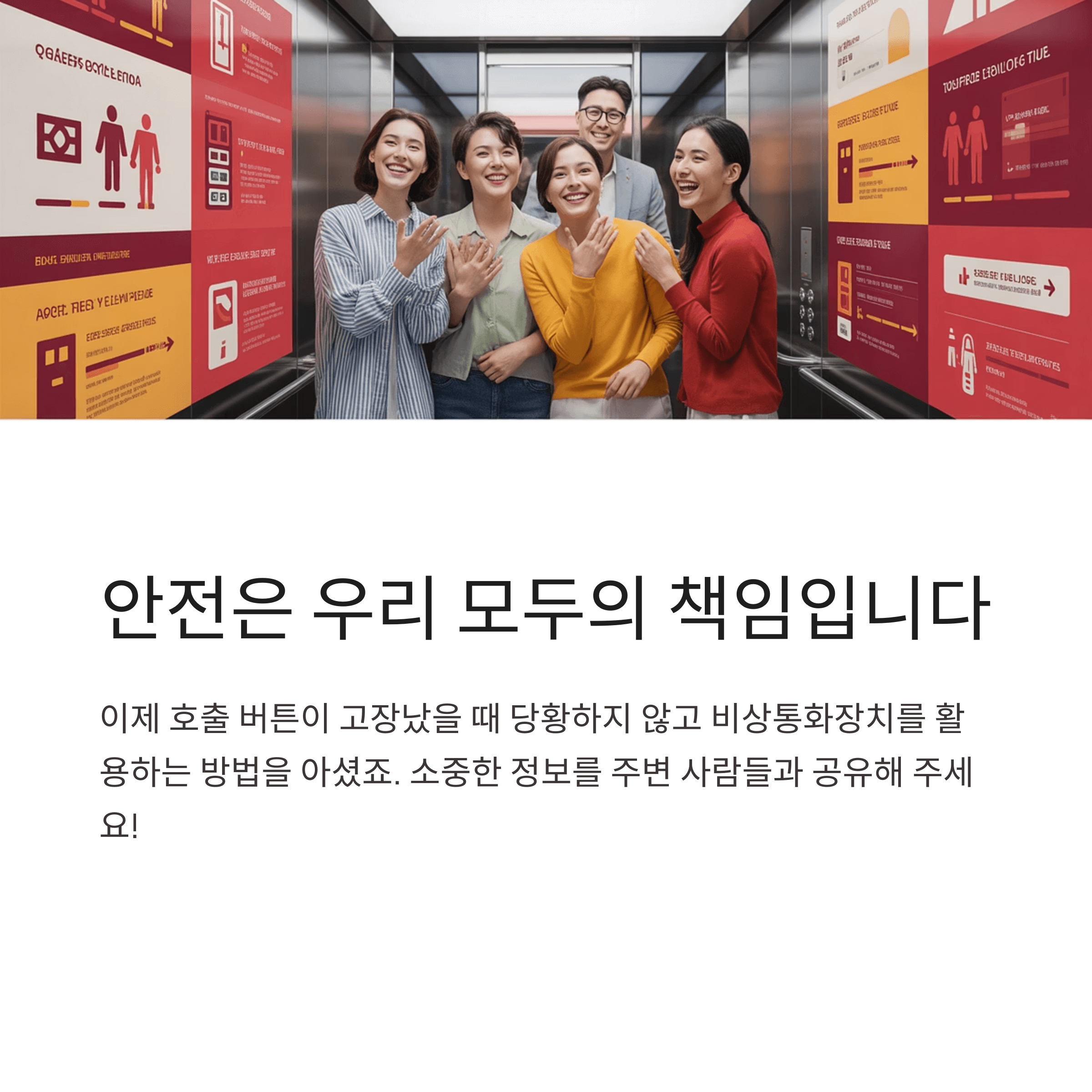 승강기 비상통화장치 사용법