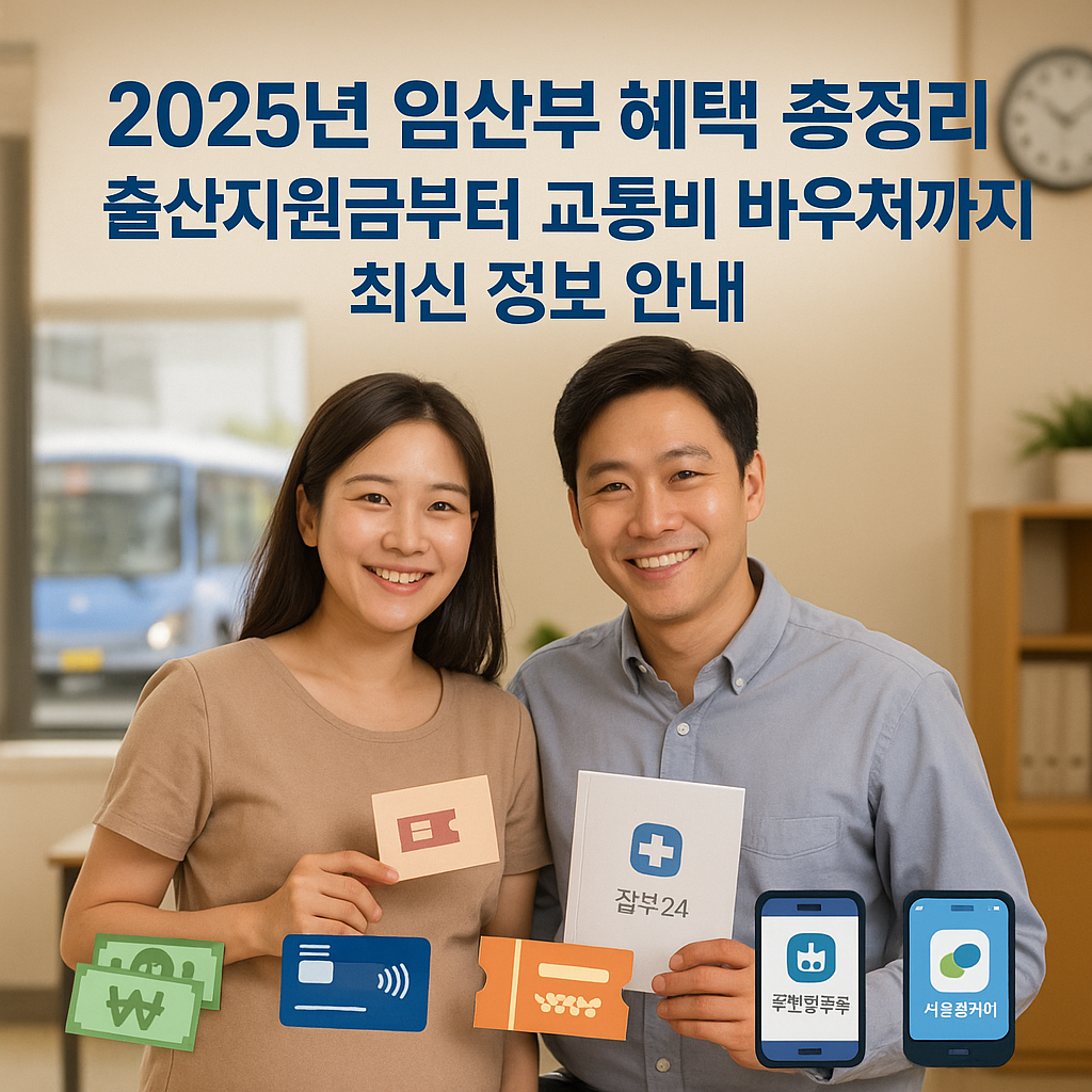 2025년 임산부 혜택 총정리 출산지원금부터 교통비 바우처까지 최신 정보 안내