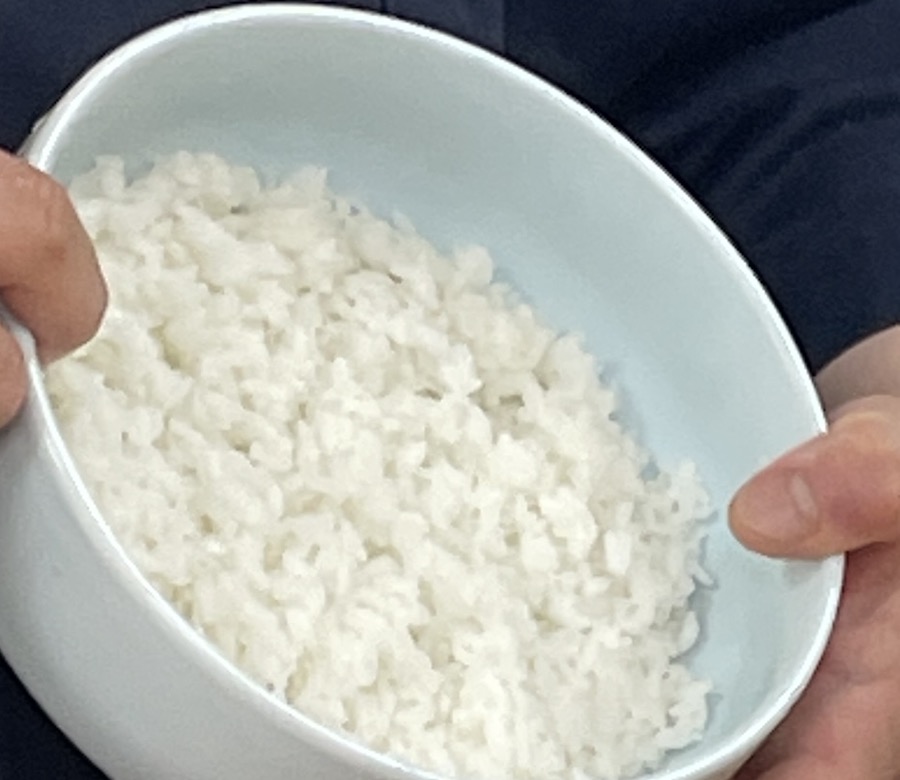 한식조리기능사 실기시험 준비 - 비빔밥 - 밥을 평평하게 담기