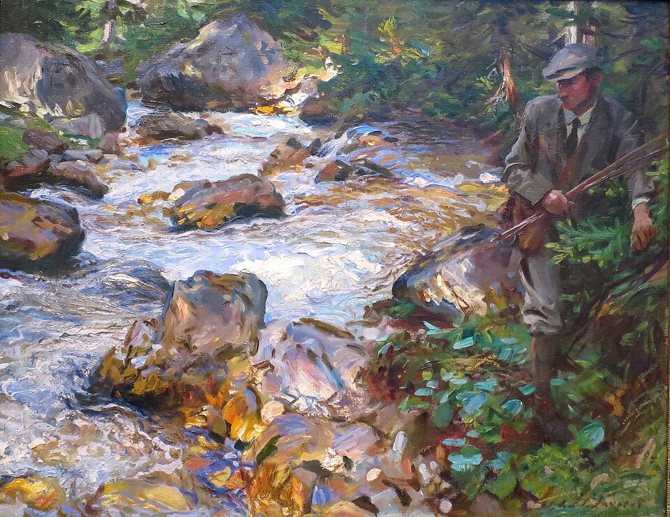 John Singer Sargent의 The Trout Stream