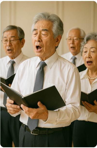 시니어 합창단 이미지