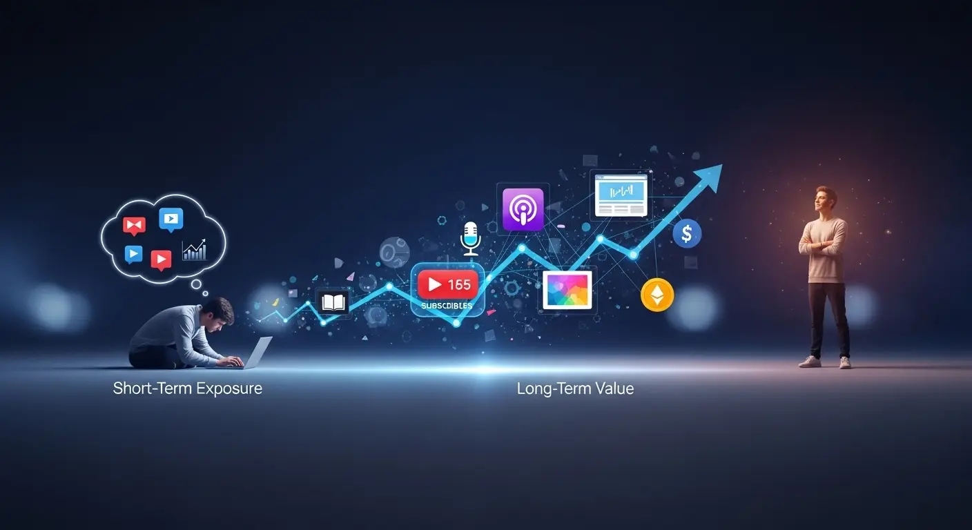 <img src="content_channel_operation_digital_asset_growth.webp" alt="콘텐츠 채널 운영의 디지털 자산 전환 과정을 표현한 이미지 입니다">