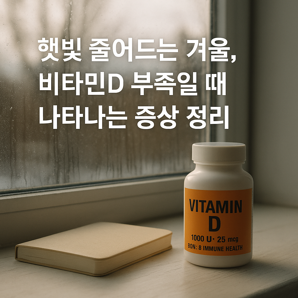 햇빛 줄어드는 겨울, 비타민D부족일 때 나타나는 증상정리, 실사형 이미지