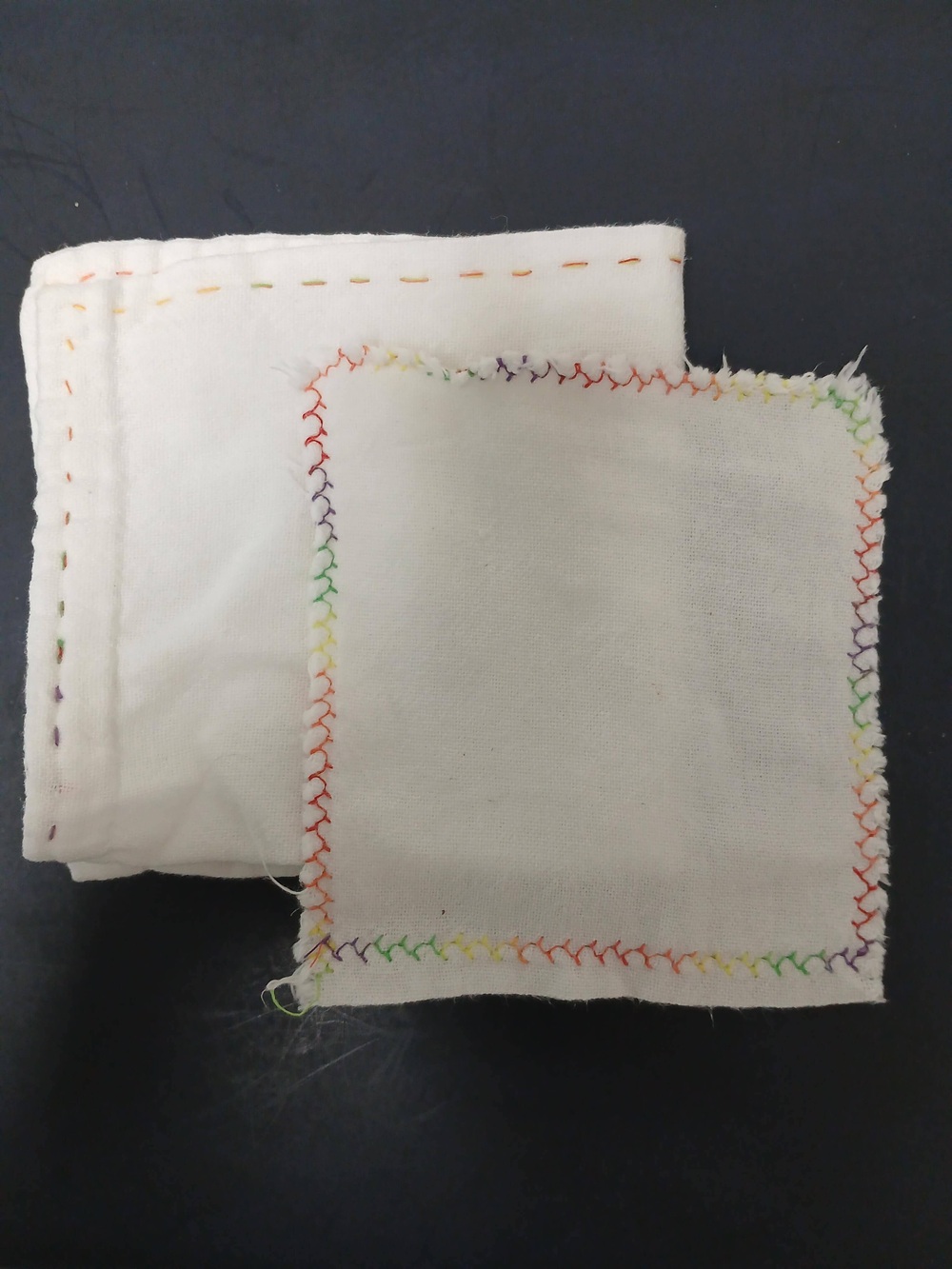 직접 만든 고양이 눈곱 제거용 소창 손수건