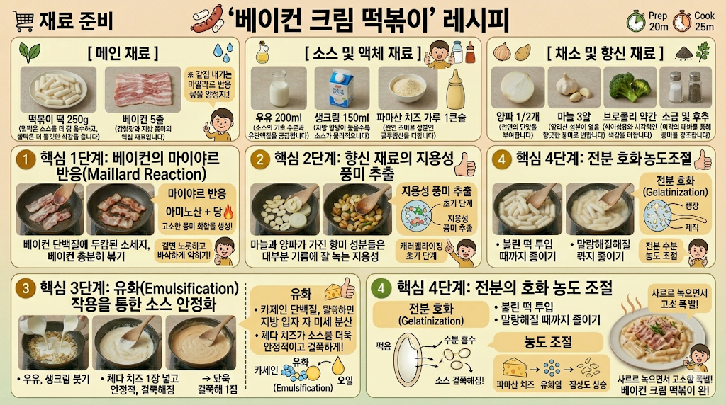 크림떡볶이 생크림 없이