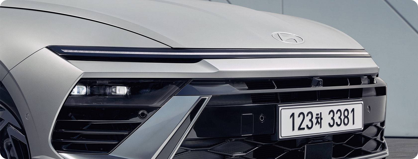 쏘나타 하이브리드 전면부