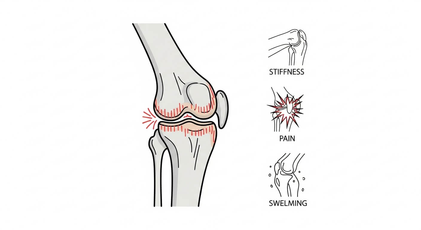 퇴행성관절염의 주요 원인과 증상