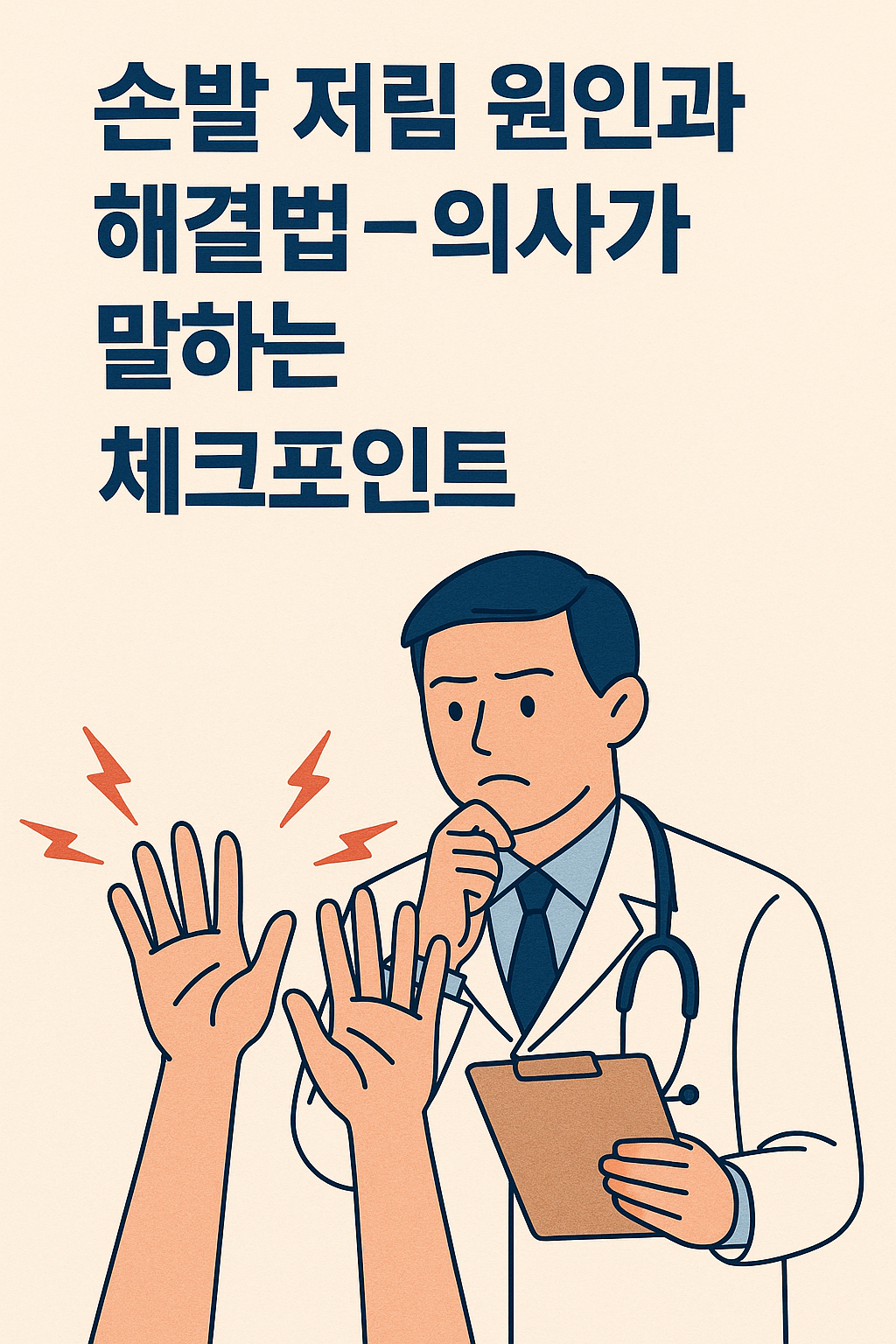 손발 저림 원인과 해결법 – 의사가 말하는 체크포인트