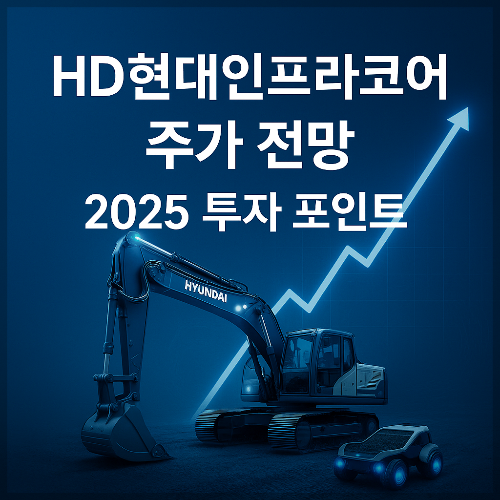 HD현대인프라코어 주가 전망 및 배당금 분석, 건설기계&middot;인프라 투자, 글로벌 인프라 재건, 친환경&middot;전동화 기술
