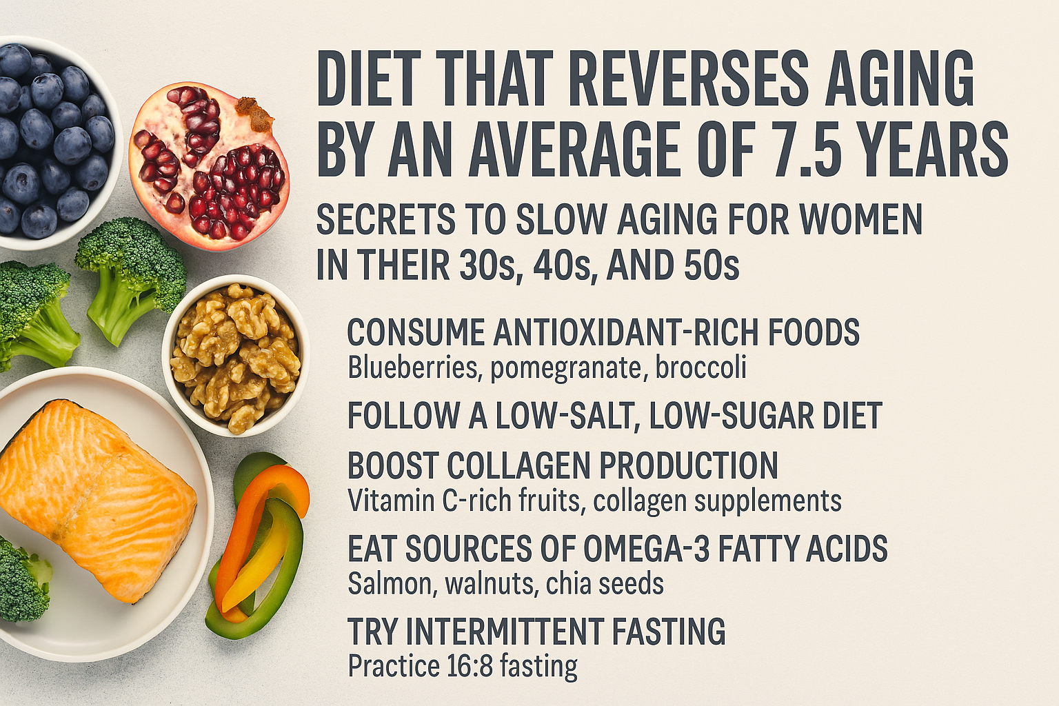 7년 이상 젊어지는 식사법