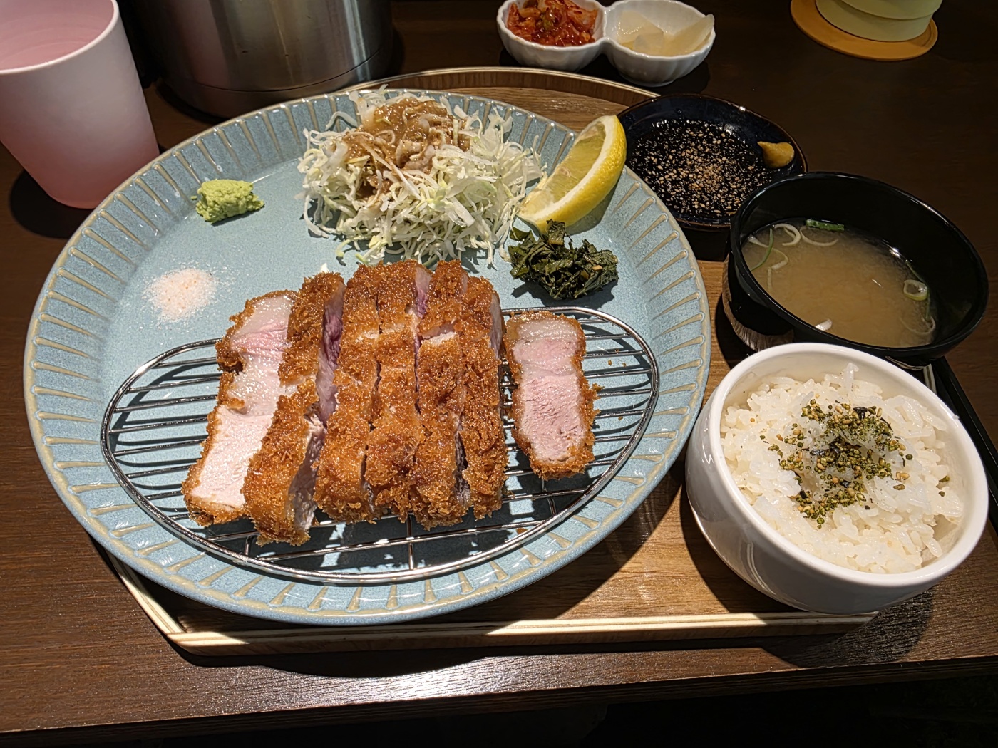 상로스카츠 정식 세트