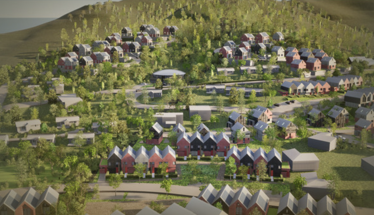 충남 금산군 아토피 산꽃마을 조감도