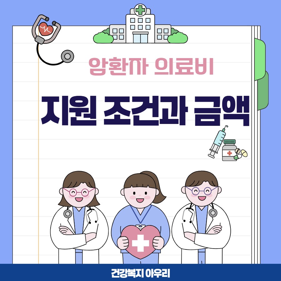 암환자 의료비 지원 조건과 금액