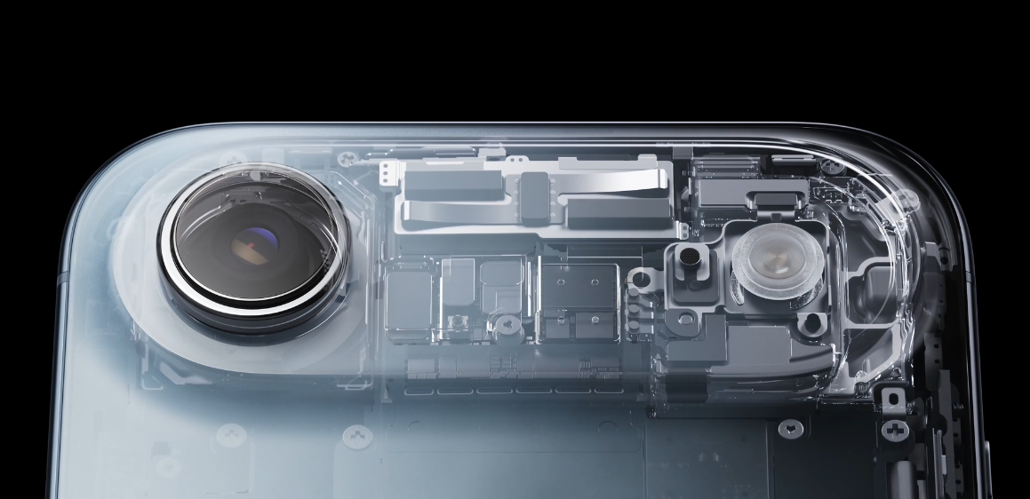 아이폰17 카메라 모듈 확대 이미지와 내부구조 이미지