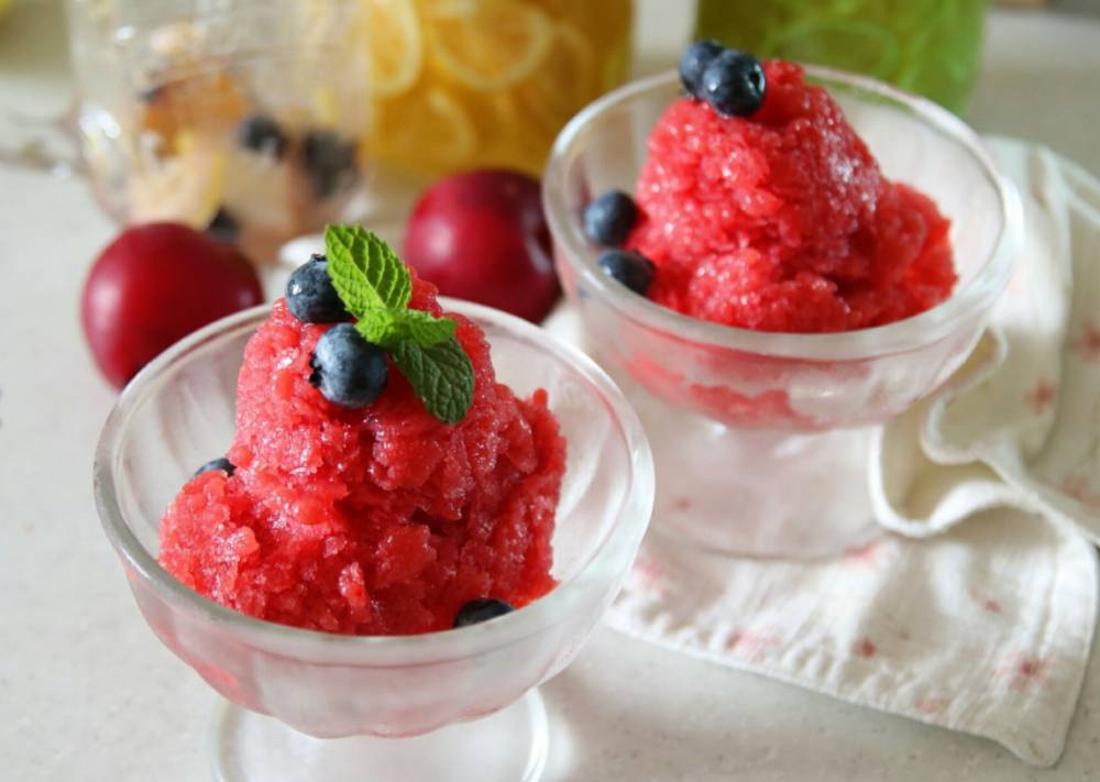 자두 그라니타 레시피