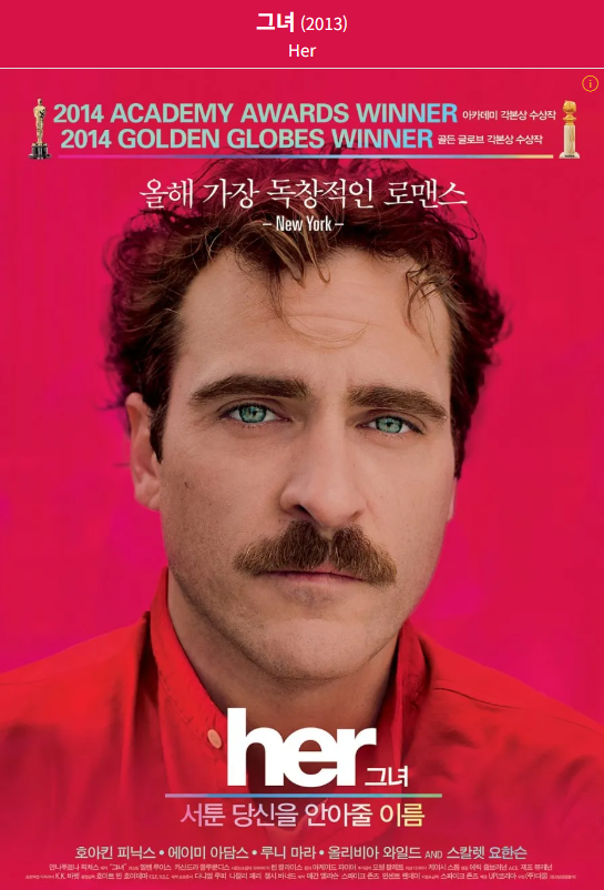 Her영화의 포스터