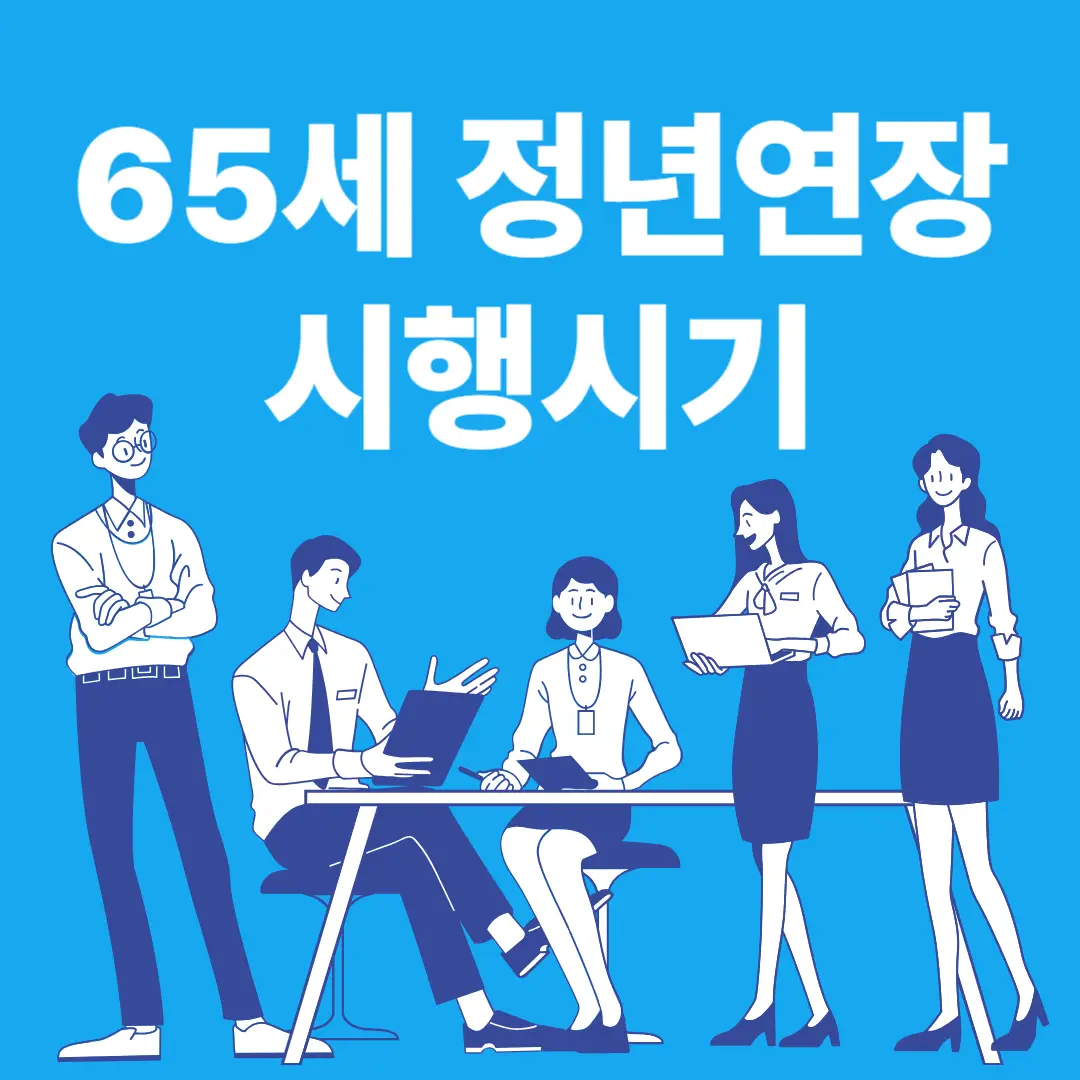 65세 정년연장 시행시기