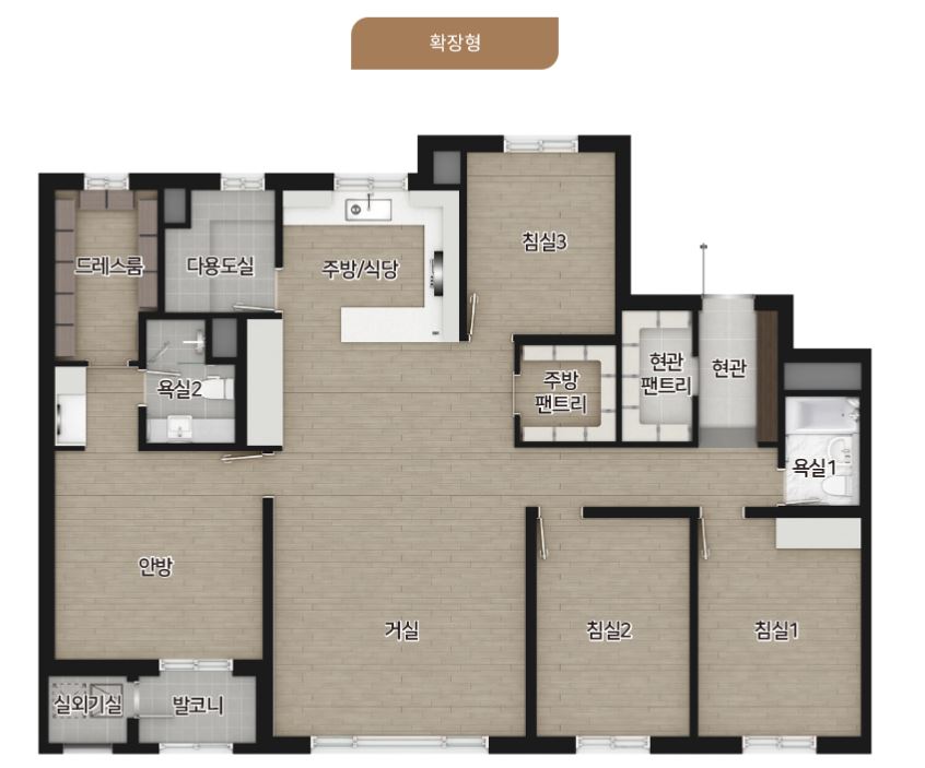 울산 더샵 시에르네 128 확장형