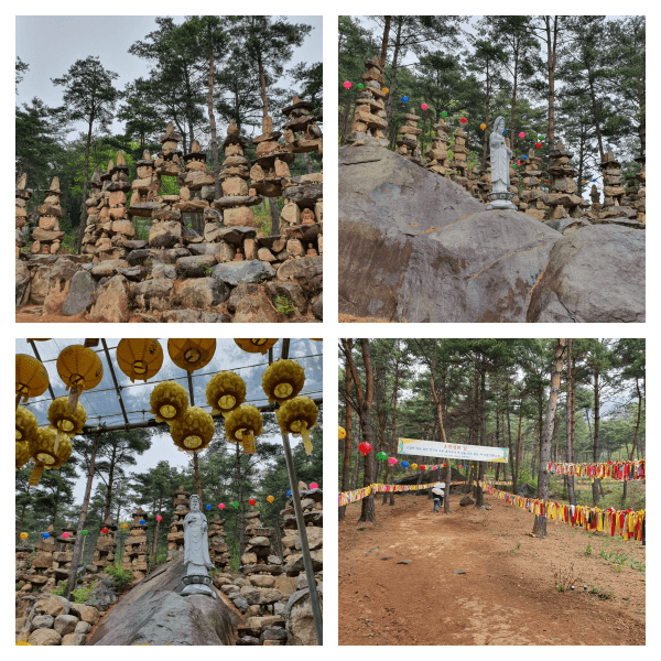 용머리 바위 코끼리 바위 오르는길