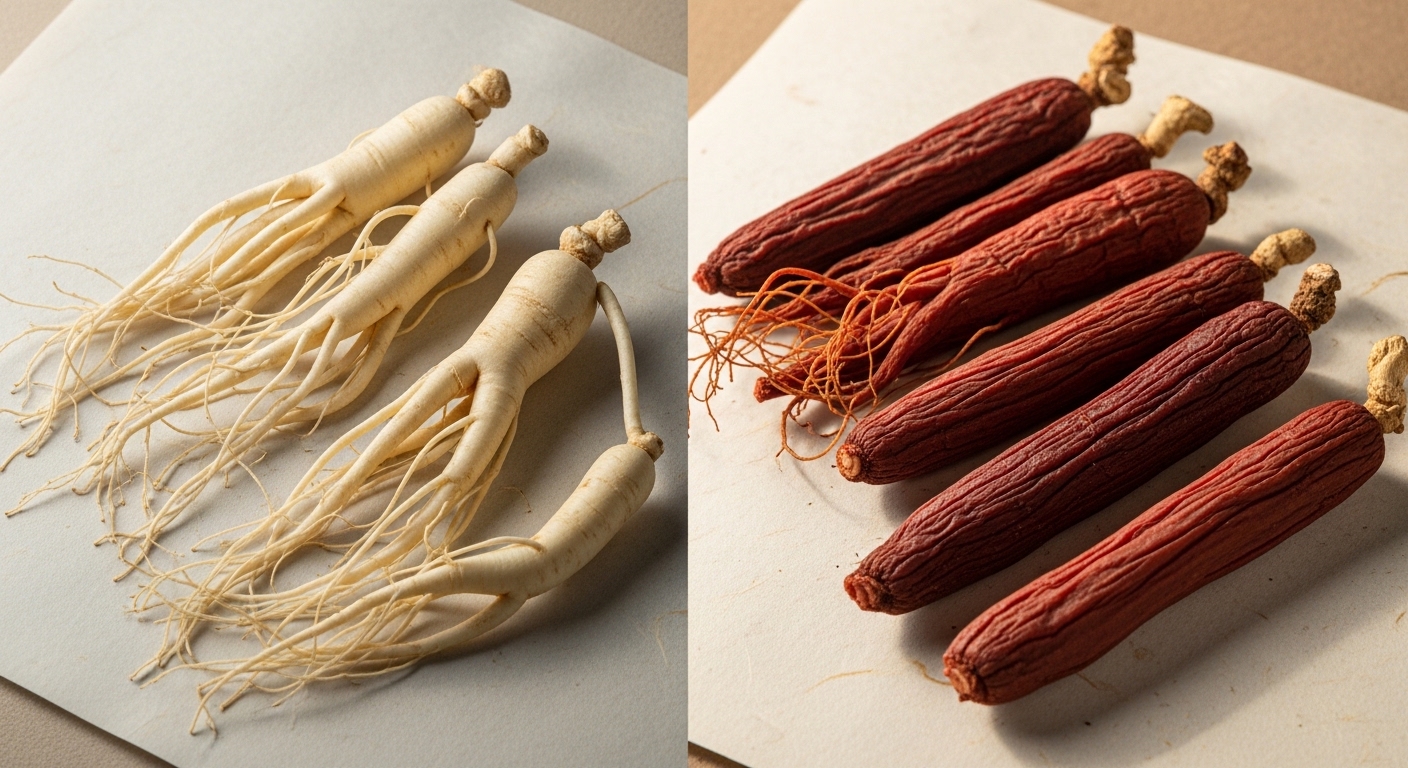 인삼홍삼차이성분