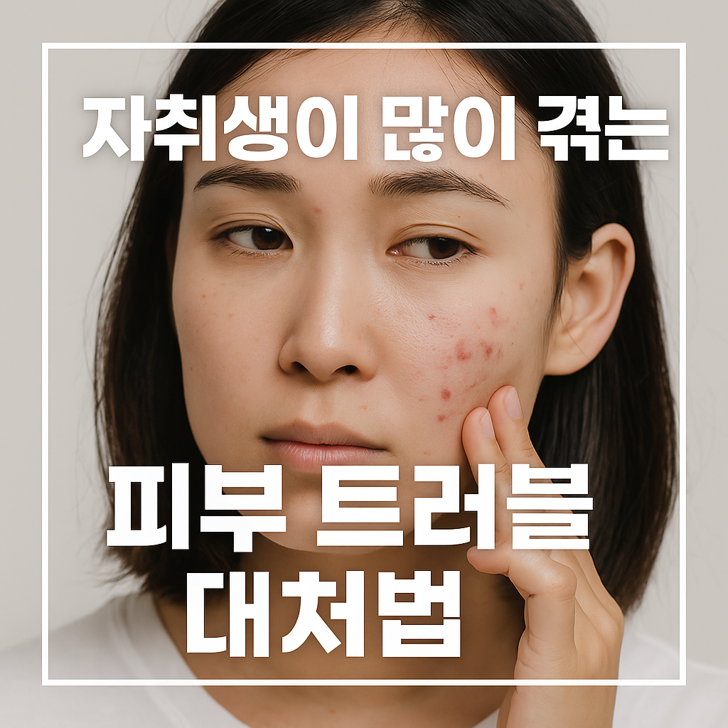 자취생이 많이 겪는 피부 트러블 대처법
