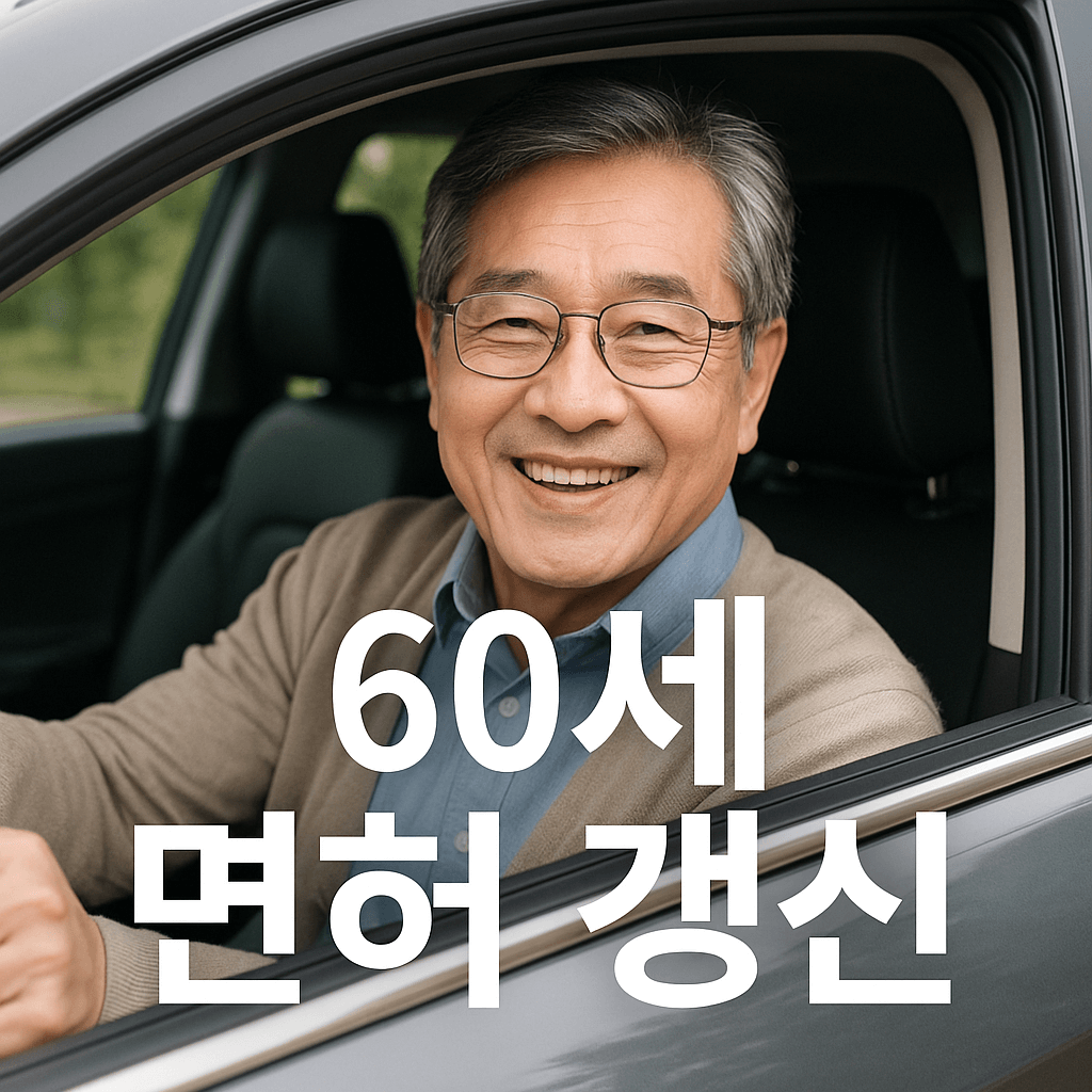 60대 운전면허 갱신 총정리