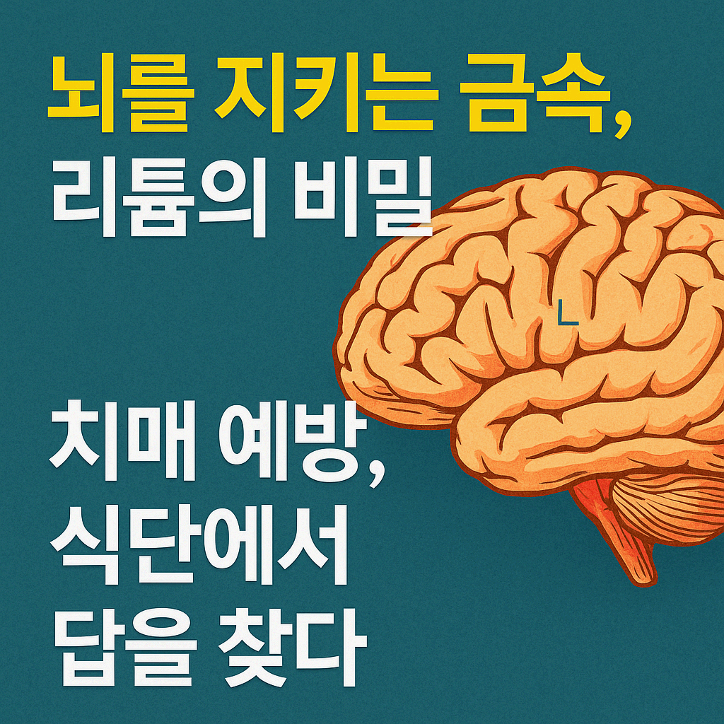 뇌를 지키는 금속, 리튬의 비밀!