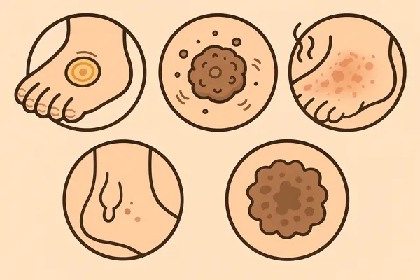 티눈·사마귀·무좀·쥐젖·기미 5대 피부질환33