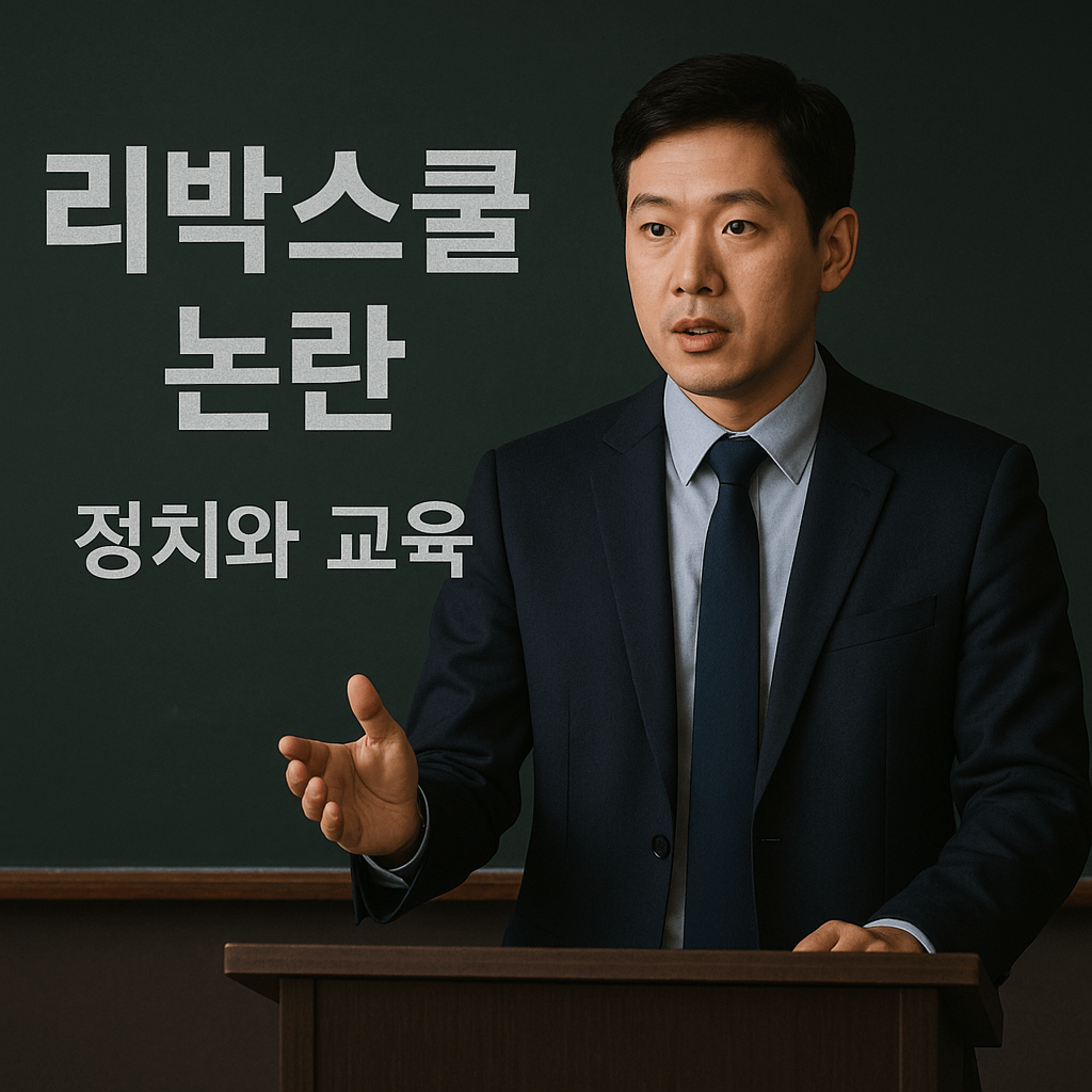 리박스쿨 논란. 정치·교육계 왜 뒤흔들었나?