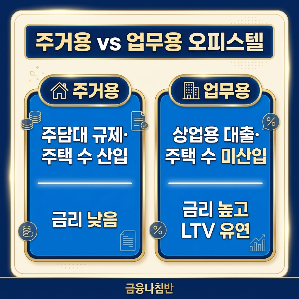 주거용 vs 업무용 오피스텔