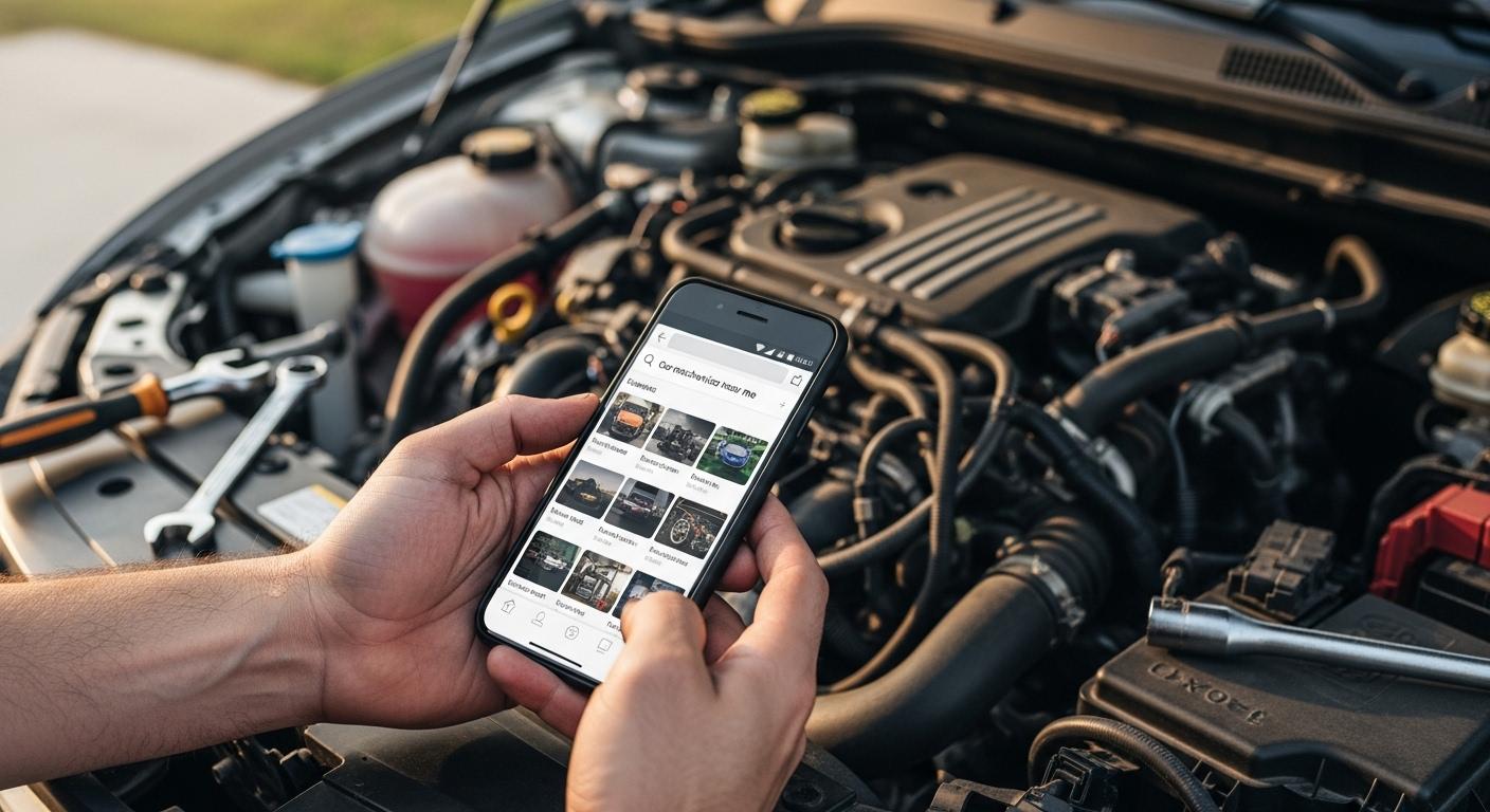 자동차 정비명장 찾는법