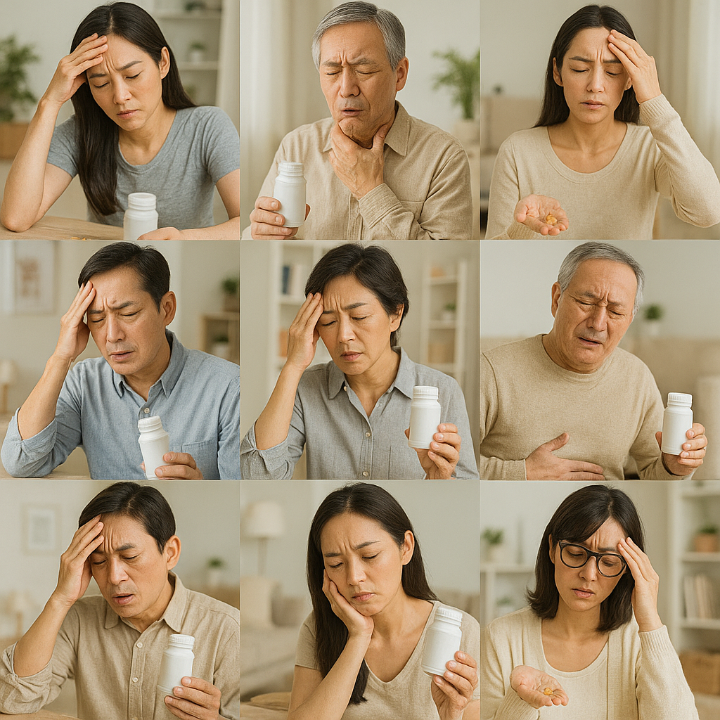 건강보조제를 과다 섭취했을 경우