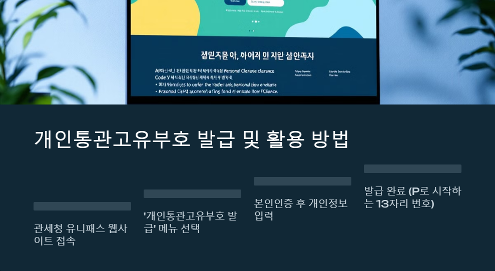 개인통관고유부호
