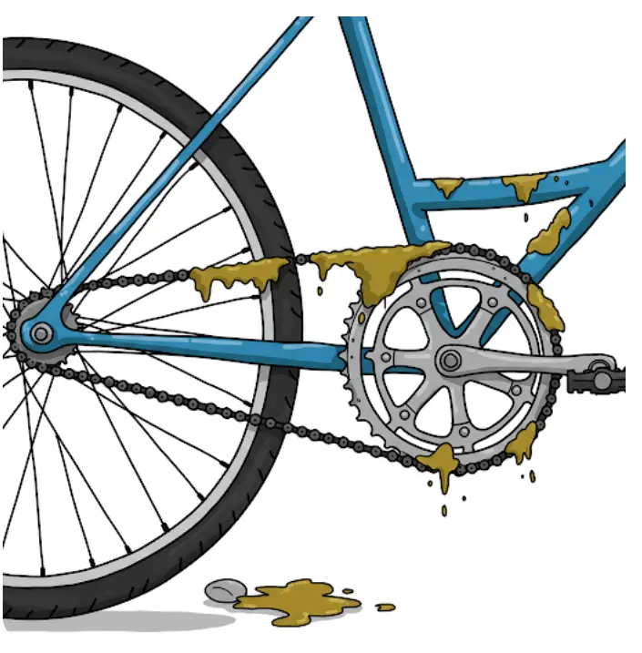 옷에 묻은 자전거 기름때 제거법