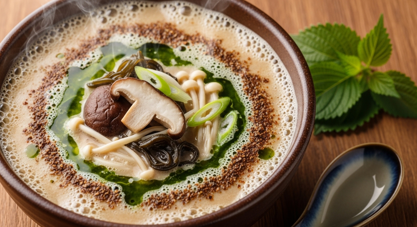 고소함 한 스푼, 들깨 버섯탕